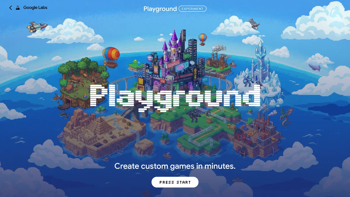 google ai tool creates playable games from text